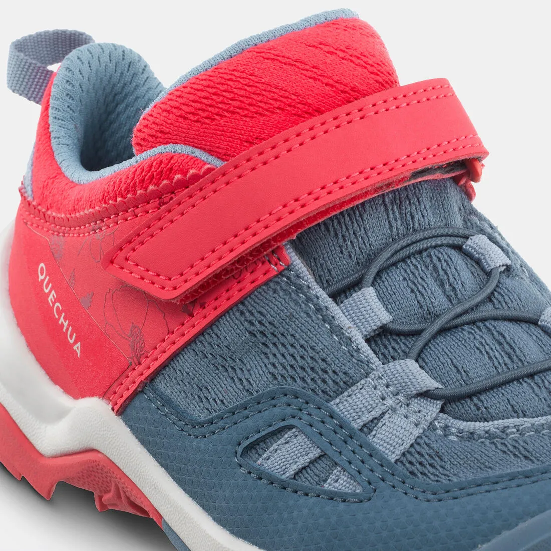 Kid's Hiking Boots Low Riptab - Crossrock Pink Blue