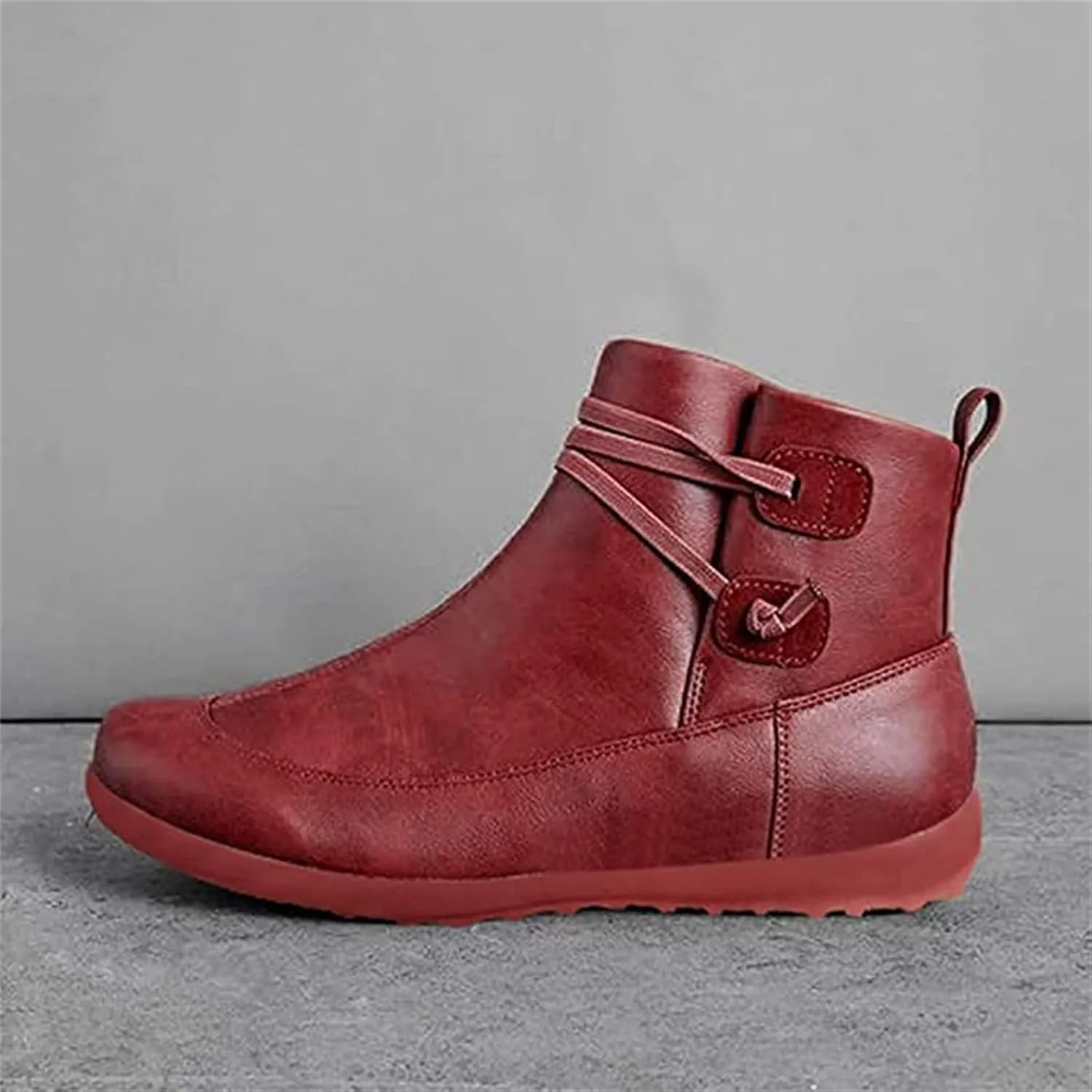 Ladmiple Boots For Women Ankle Booties Wide Width Zipper High Top Western Wear Fashion Cowboy Short Booties Walking Shoes