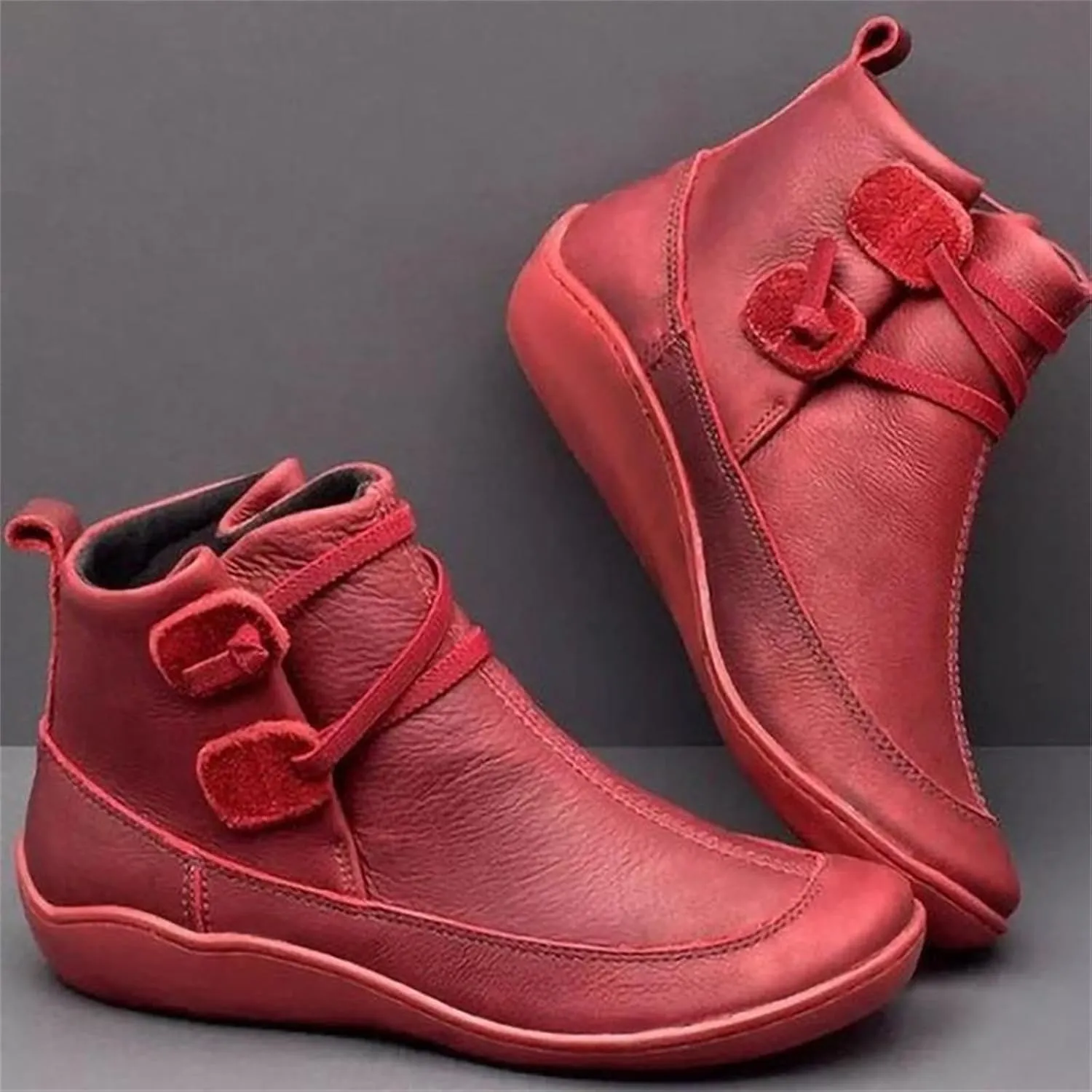 Ladmiple Boots For Women Ankle Booties Wide Width Zipper High Top Western Wear Fashion Cowboy Short Booties Walking Shoes