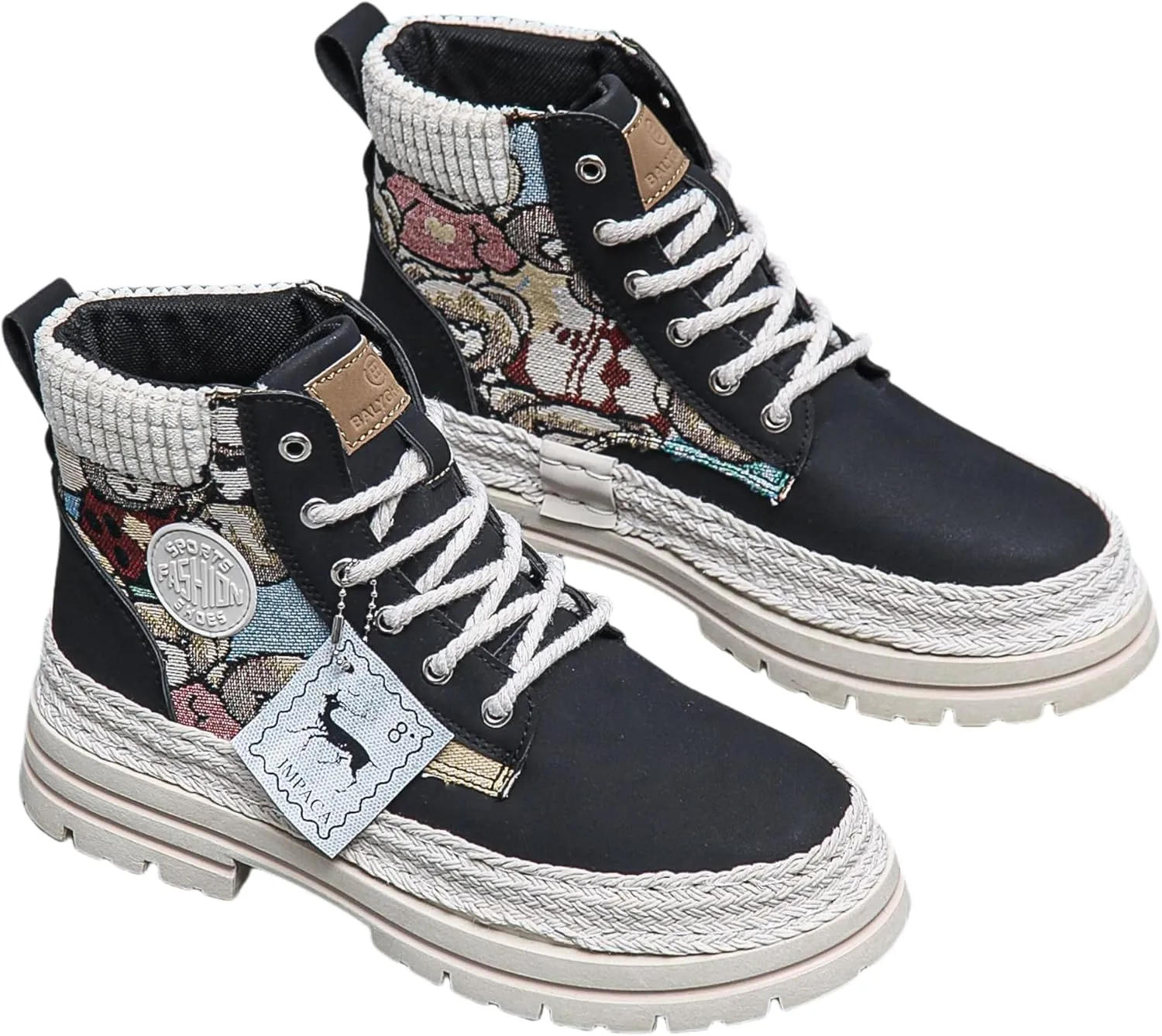 Men's High-top Boots with Non-Slip Soles for Outdoor Walking in Any Season