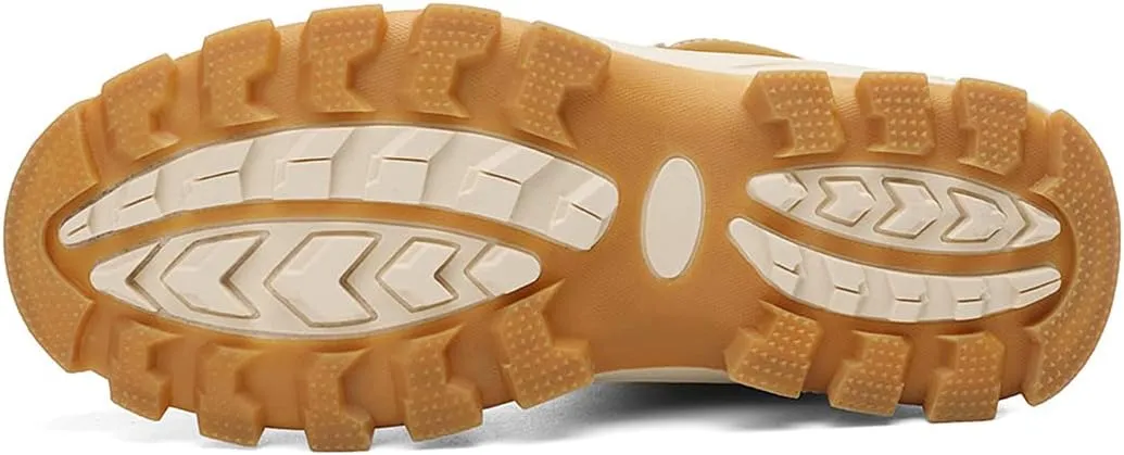 Men's Outdoor Athletic Boots Hiking Boots Trekking Shoes Fashion High-Top Tooling Boots Men's Snow Boots Plush Cotton Shoes