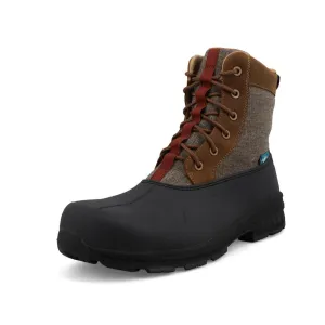 Men's Twisted X 8" Lace Up Rubber Nano Toe Boots MRLNW01