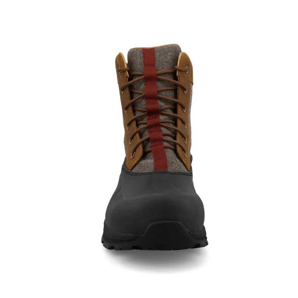 Men's Twisted X 8" Lace Up Rubber Nano Toe Boots MRLNW01