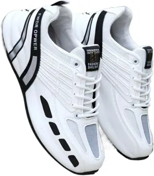 Plus Size Comfortable Striped Hiking Shoes for Men - Breathable, Waterproof, Low-top, Lace-up, Outdoor Training, Camping Sneakers for All Seasons