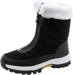 Snow Boots for Teen Girls Waterproof Snow Boots Insulated Ankle Booties Cold Weather Lightweight Hiking Boot Snow Boots