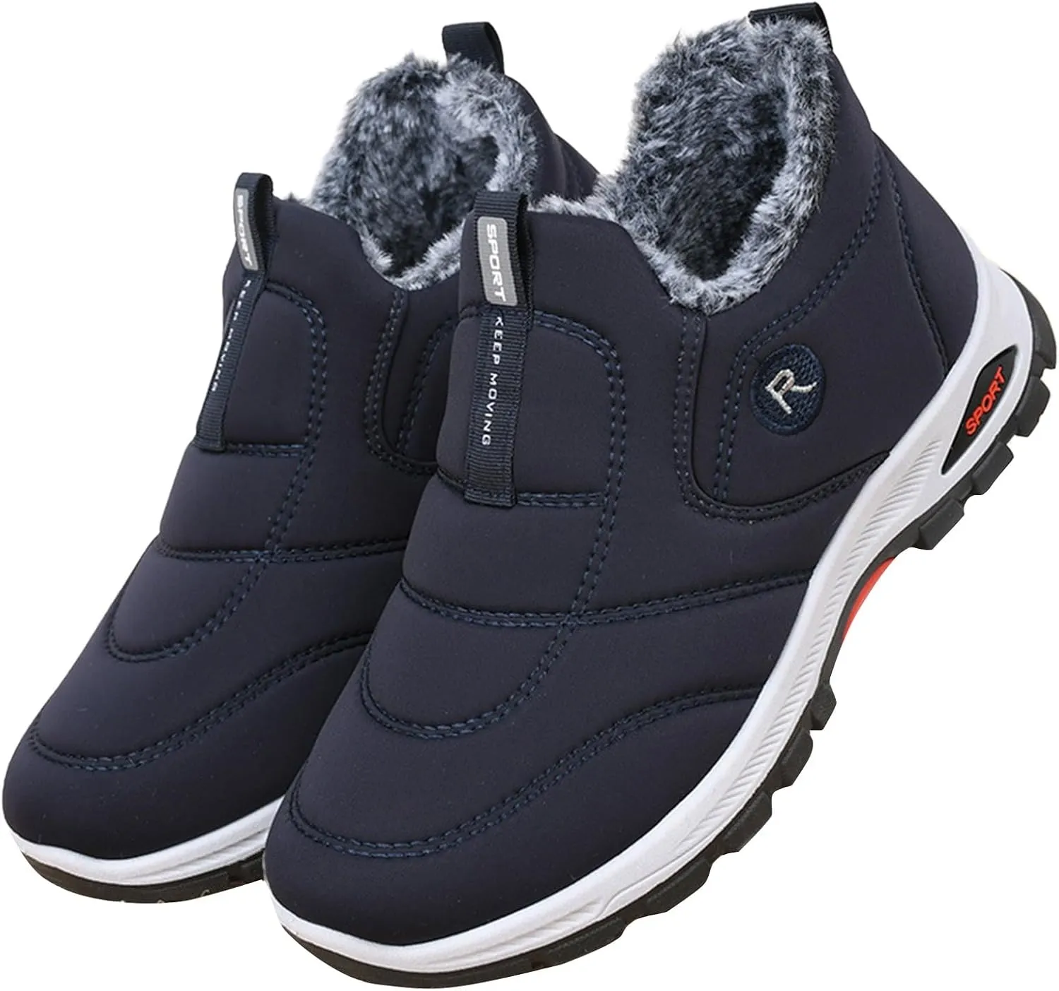 Snow Boots for Teen Girls Waterproof Snow Boots Insulated Ankle Booties Cold Weather Lightweight Hiking Boot Snow Boots