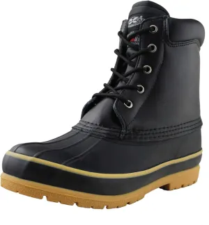 Tanleewa Mens Winter Warm Waterproof Thinsulate Leather Snow Duck Boots