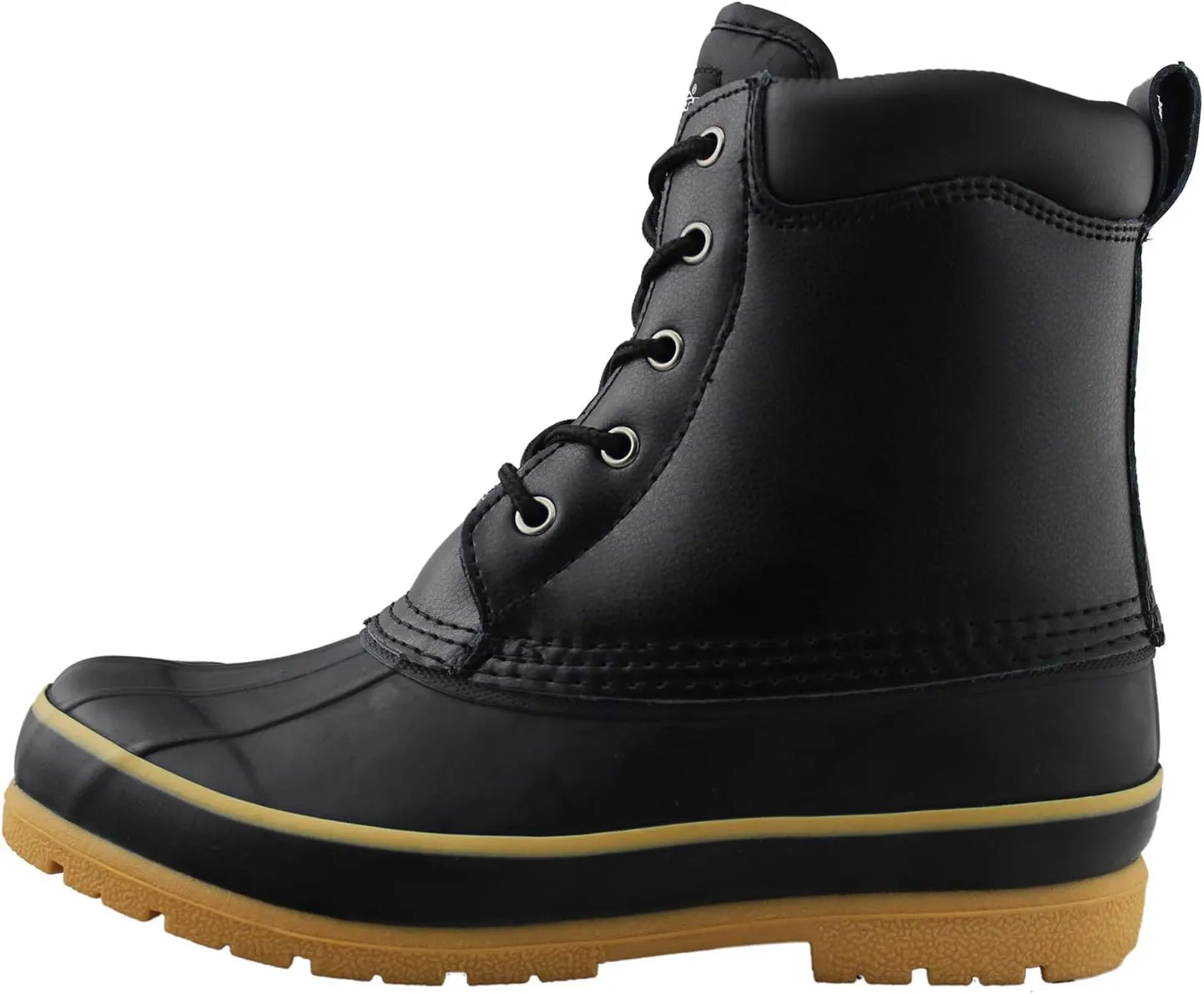 Tanleewa Mens Winter Warm Waterproof Thinsulate Leather Snow Duck Boots
