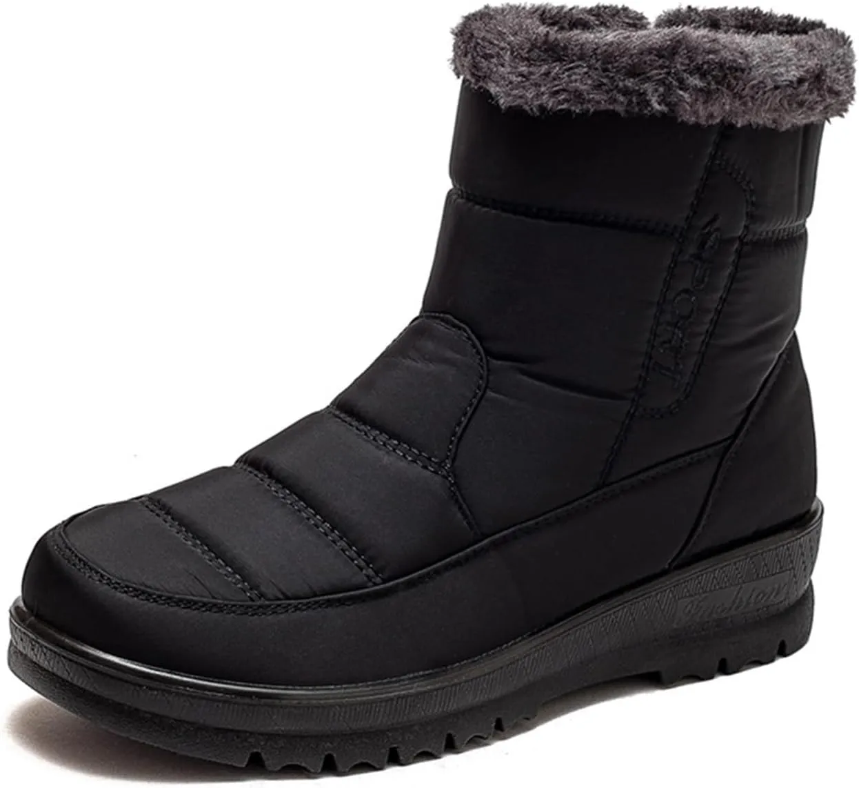 Winter Snow Shoes for Women,Fashion Trekking Cold-Weather Fur Boots for Women Winter,Comfortable Lightweight Warm Snow Boots for Women,Slip Resistant