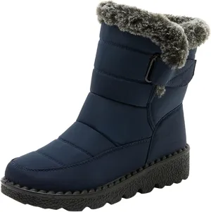 Winter Work Boots for Men Casual Comfortable Plush Lined Winter Hiking Sneakers for Men Cold Weather Snow Boots