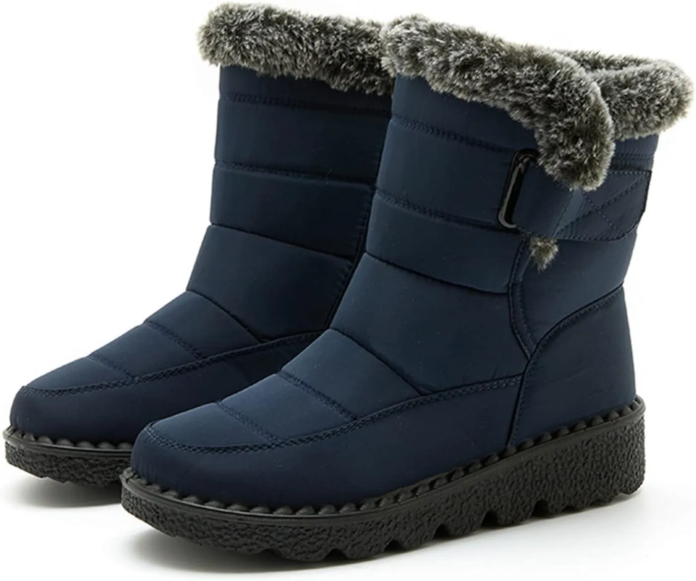 Winter Work Boots for Men Casual Comfortable Plush Lined Winter Hiking Sneakers for Men Cold Weather Snow Boots